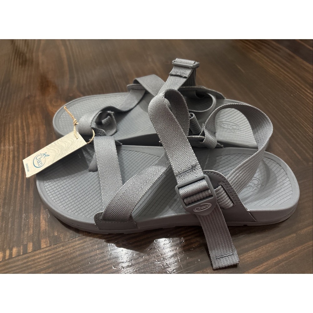 Chaco Sandals Mens Lowdown 2 Mens Gray Toe Loop New NWT Sz 13